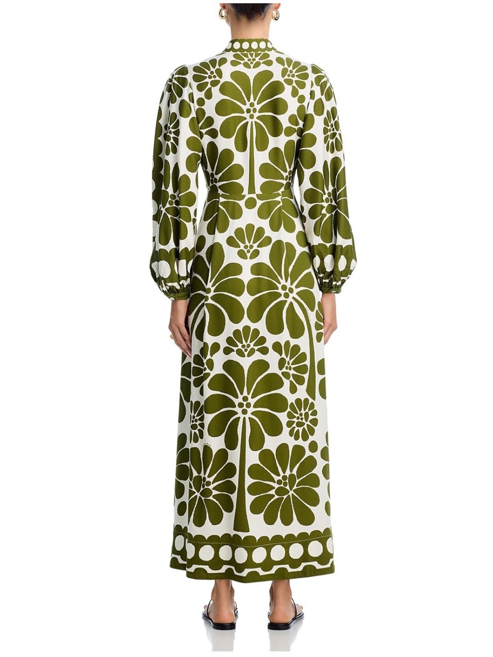 FARM Rio Palermo Green Maxi Dress, Size S, NWT 🇧🇷 - Picture 2 of 16